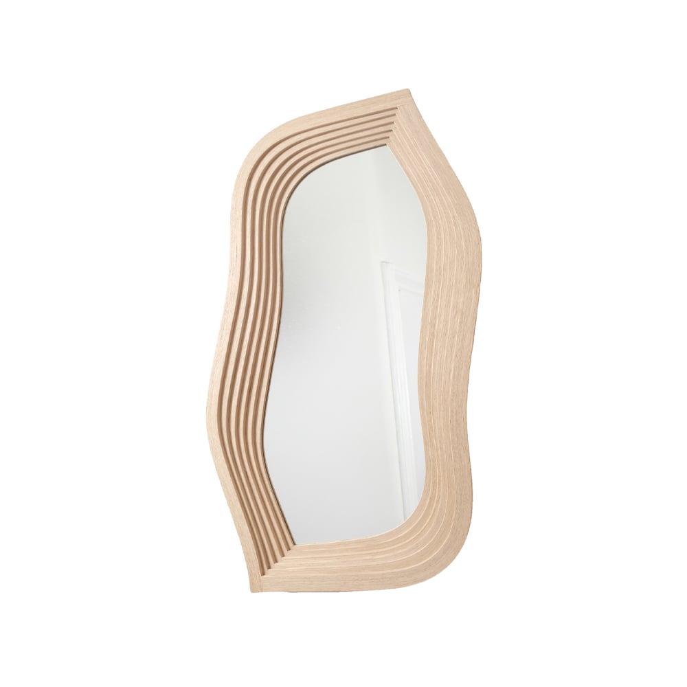 Swedese Mirror Lustro fornir dębowy | Skandynawski Design | Lustra ścienne | Beżowy