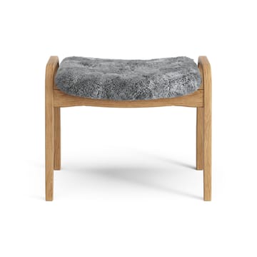 Podnóżek Lamino dąb olejowany/skóra owcza - Scandinavian Grey (szary) - Swedese