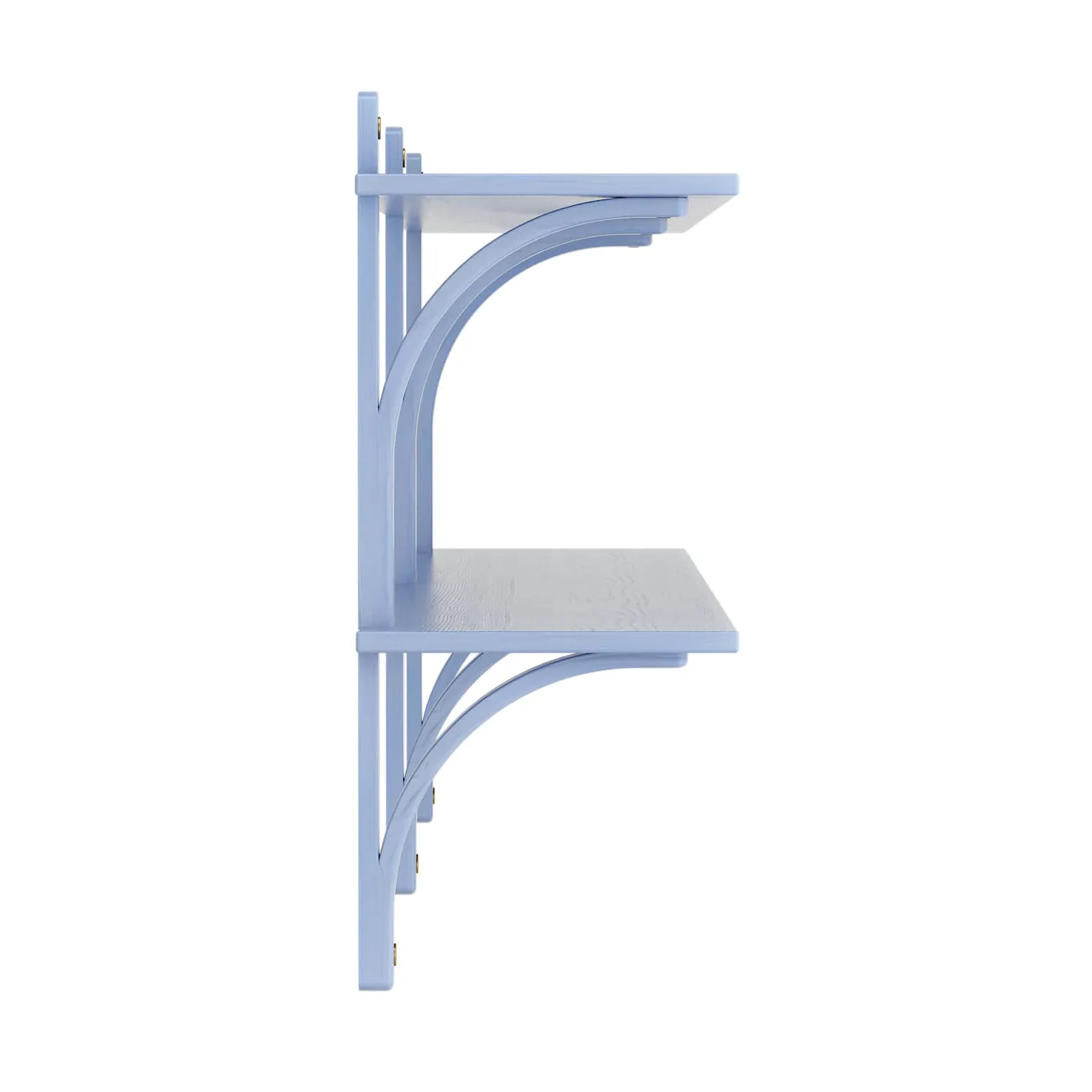 Półka Levi, Ilke niebieski-mosiądz, 2 półki, 180 cm Swedese