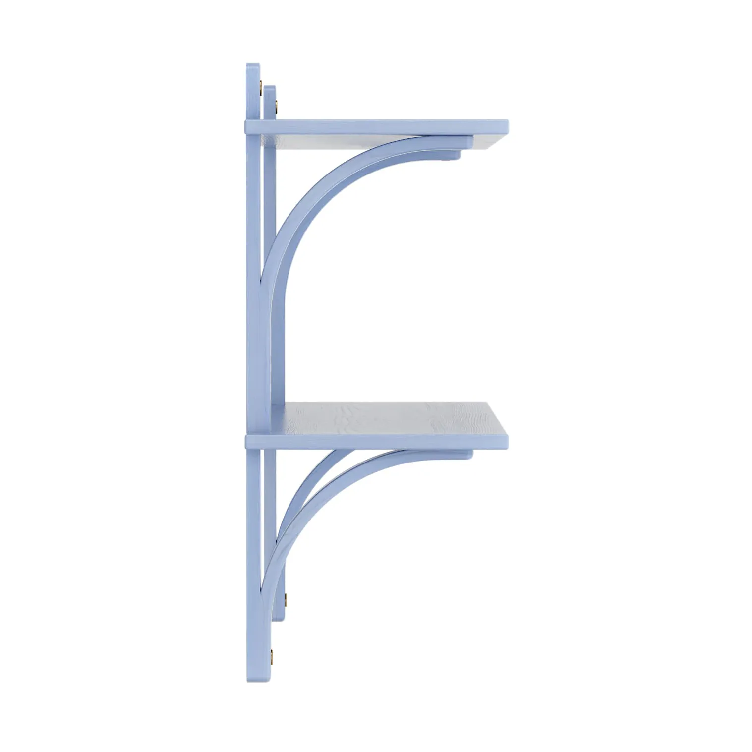 Półka Levi, Ilke niebieski–mosiądz, 2 półki, 90 cm Swedese