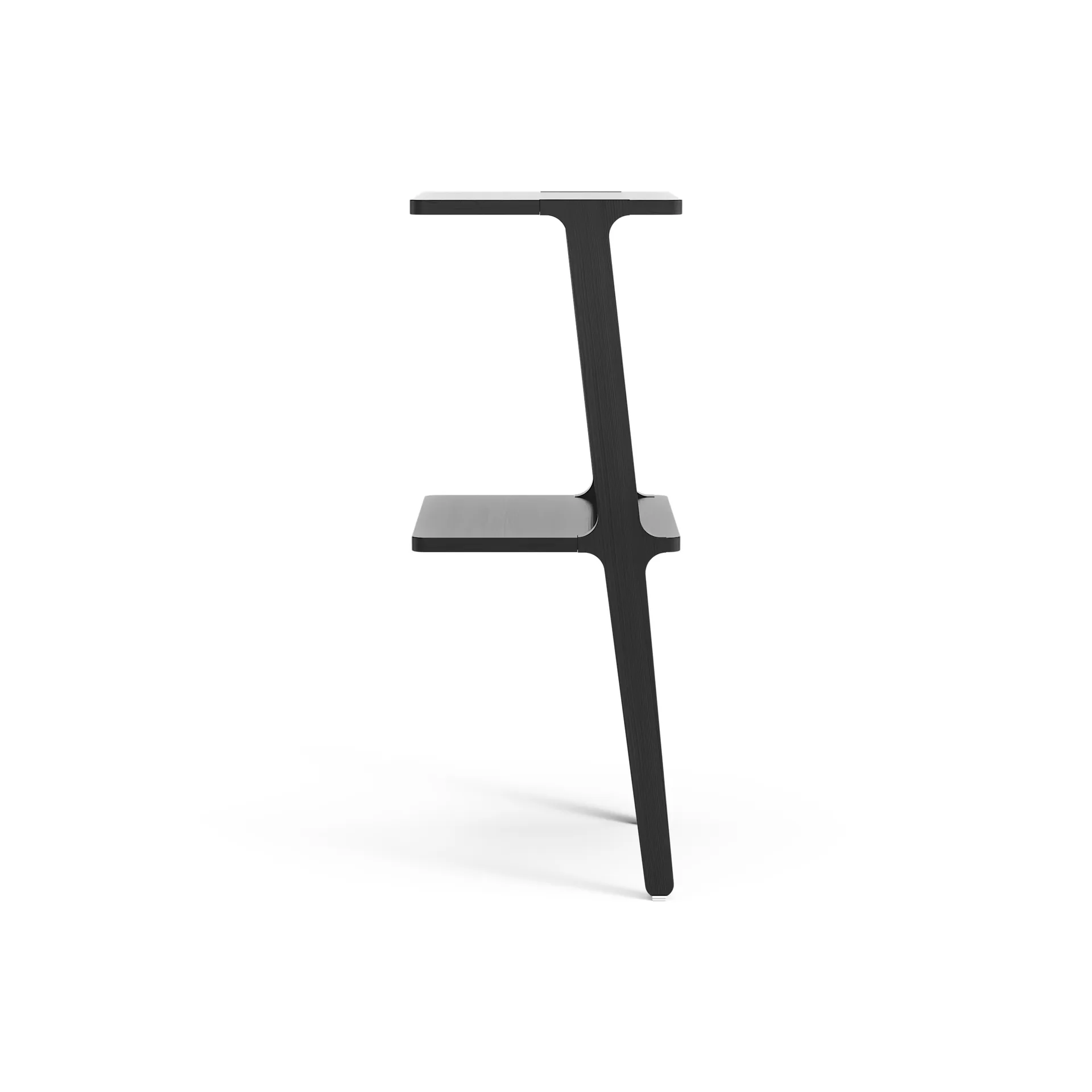 Półka Libri 2 półki, Jesion czarny glazurowany Swedese