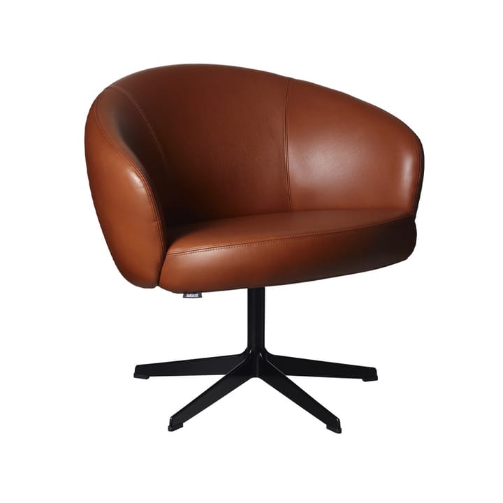 Rondino fotel - Elmosoft 33001 brązowy-czarny lakier - Swedese