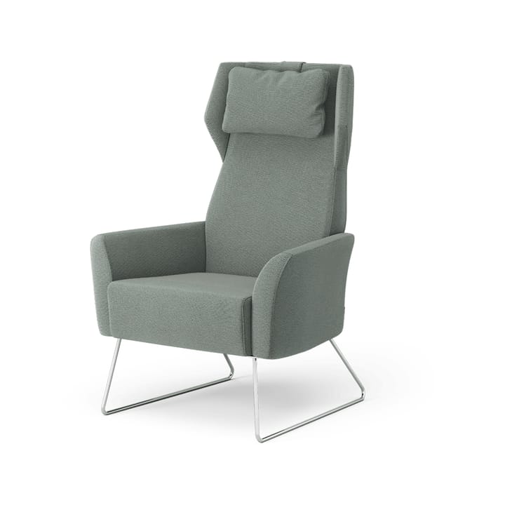 Select fotel - tkanina steelcut trio 3 0916 zielony, chrommedar - Swedese