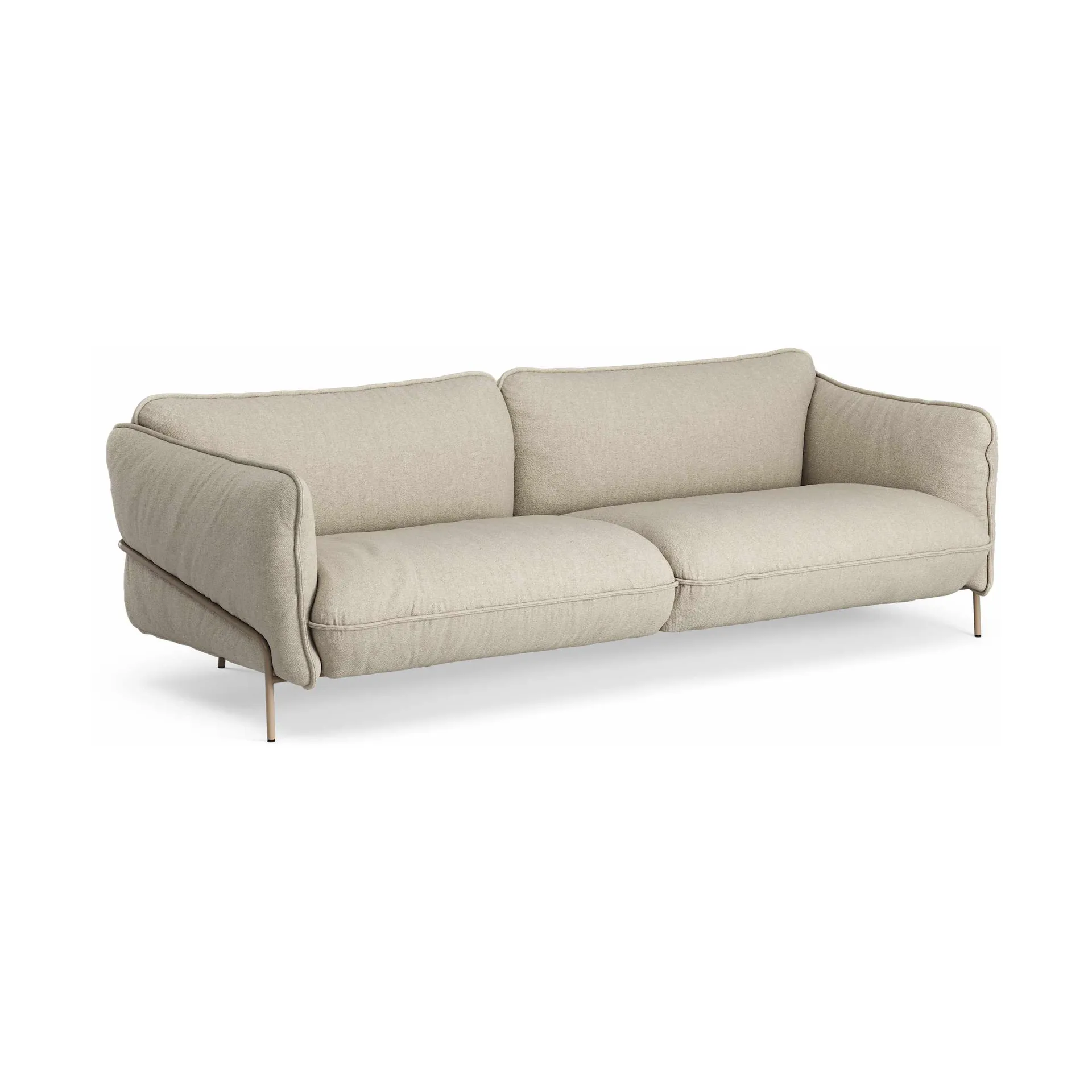 Sofa Continental, Sealife Dark beige/white-nutmeg Swedese