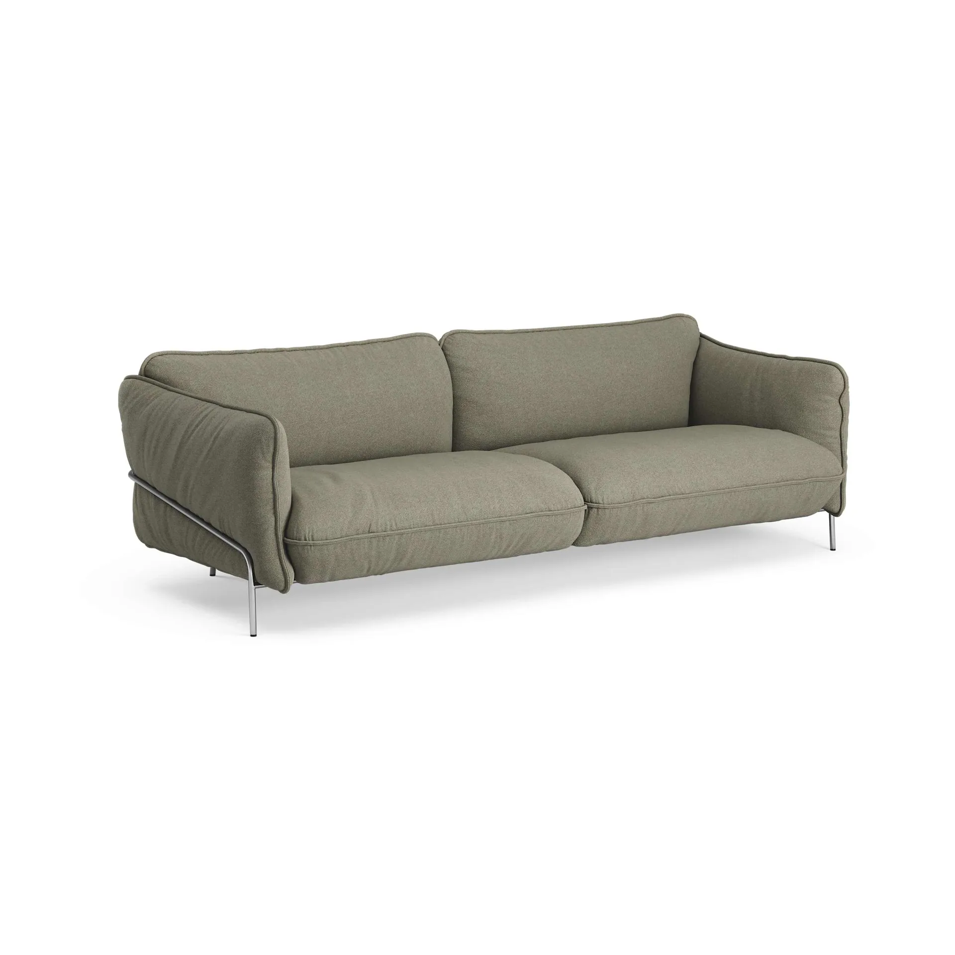 Sofa Continental, Sealife Green/black-stal chromowana Swedese