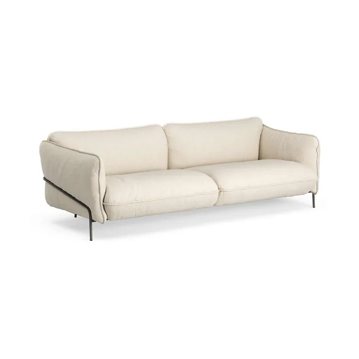 Sofa Continental - Sealife Light beige/White-szary huraganowy - Swedese