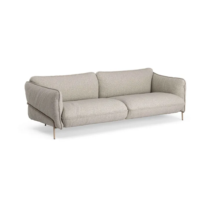 Sofa Continental - Wave Cobblestone-nutmeg - Swedese