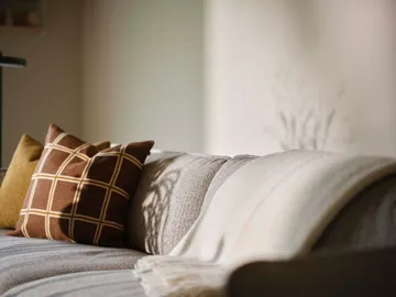 Sofa Continental - Wave Cobblestone-stal lakierowana na czarno - Swedese