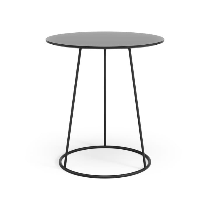 Stół Breeze blat gładki Ø46 cm, Czarny Swedese