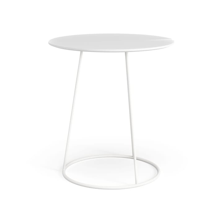 Stół Breeze z falą Ø46 cm, Biały Swedese