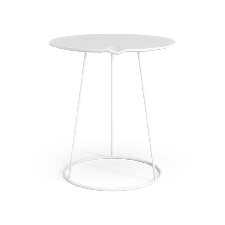 Stół Breeze z falą Ø46 cm, Biały Swedese