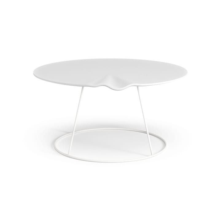 Stół Breeze z falą Ø80 cm, Biały Swedese