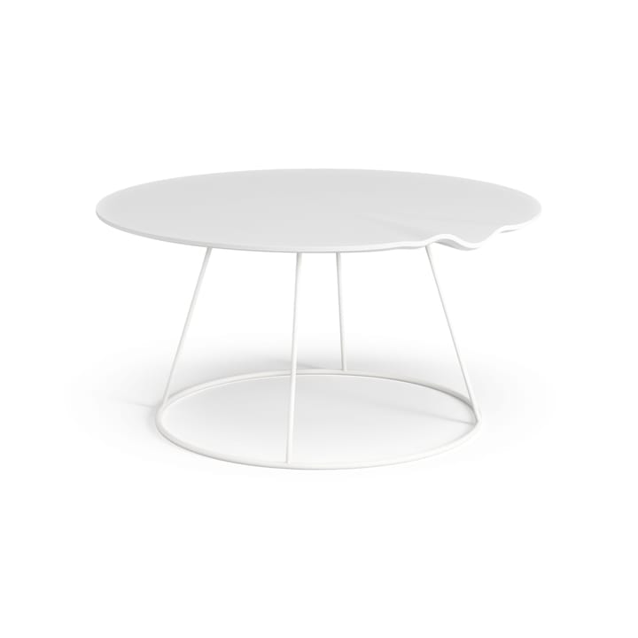 Stół Breeze z falą Ø80 cm, Biały Swedese
