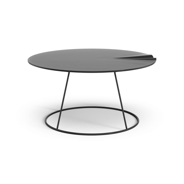 Stół Breeze z falą Ø80 cm, Czarny Swedese