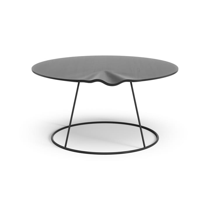 Stół Breeze z falą Ø80 cm, Czarny Swedese