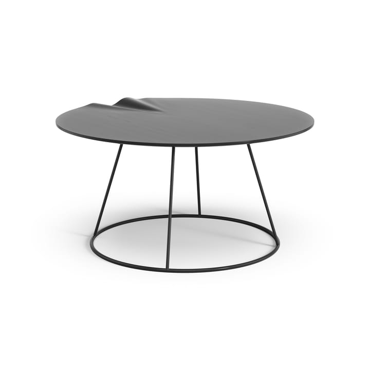Stół Breeze z falą Ø80 cm, Czarny Swedese