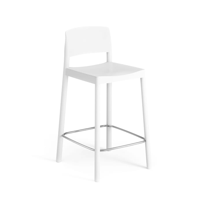 Stołek barowy Grace 63 cm - Jesion biały, glazurowany - Swedese