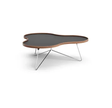 Stolik Flower 107x114 cm - W39cm-czarny-orzech-chrom - Swedese