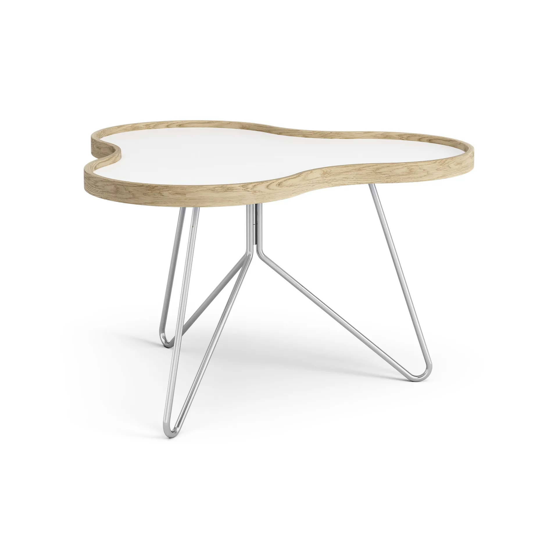 Stolik Flower 62x66 cm, H39 cm Dąb lakierowany Swedese