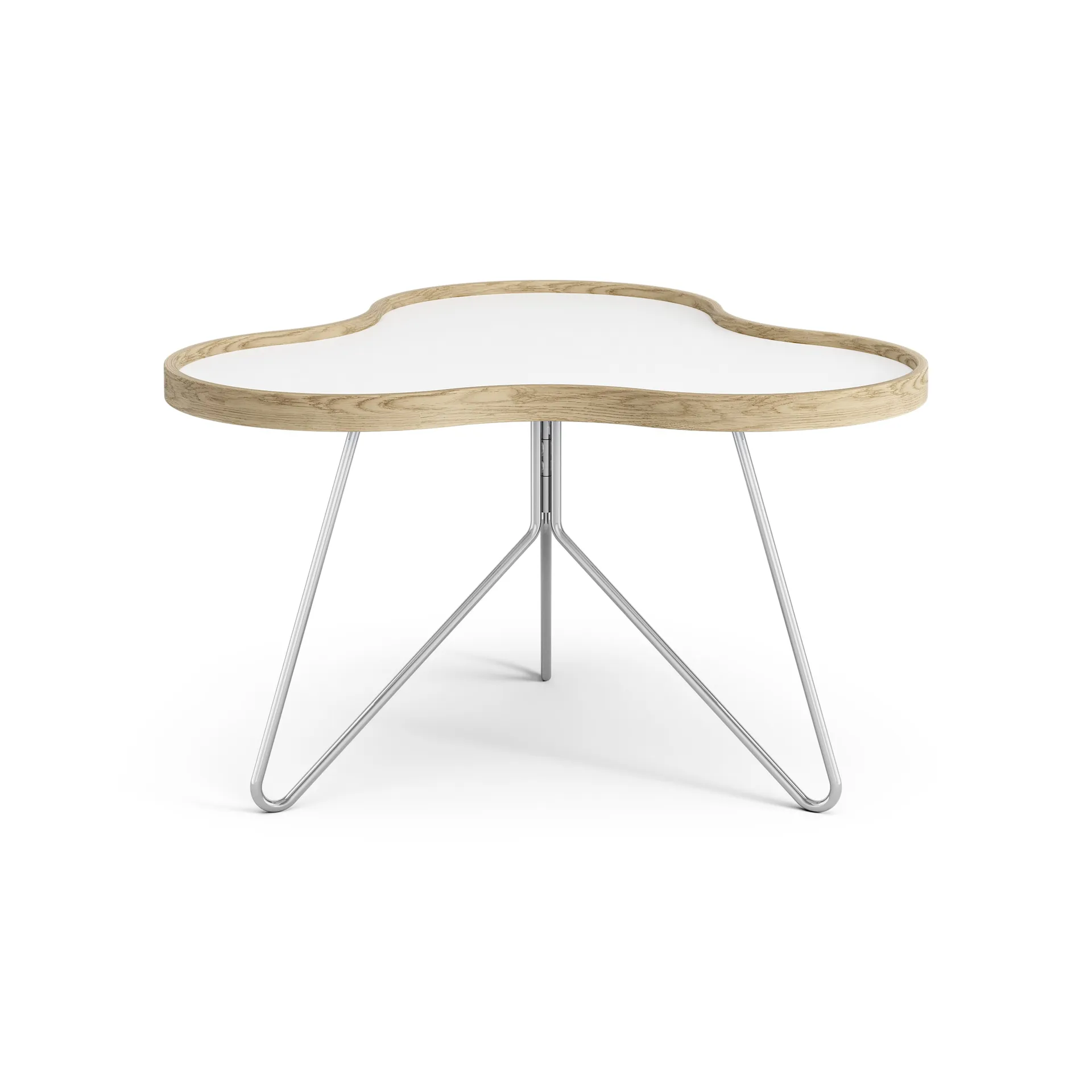 Stolik Flower 62x66 cm, H39 cm Dąb lakierowany Swedese