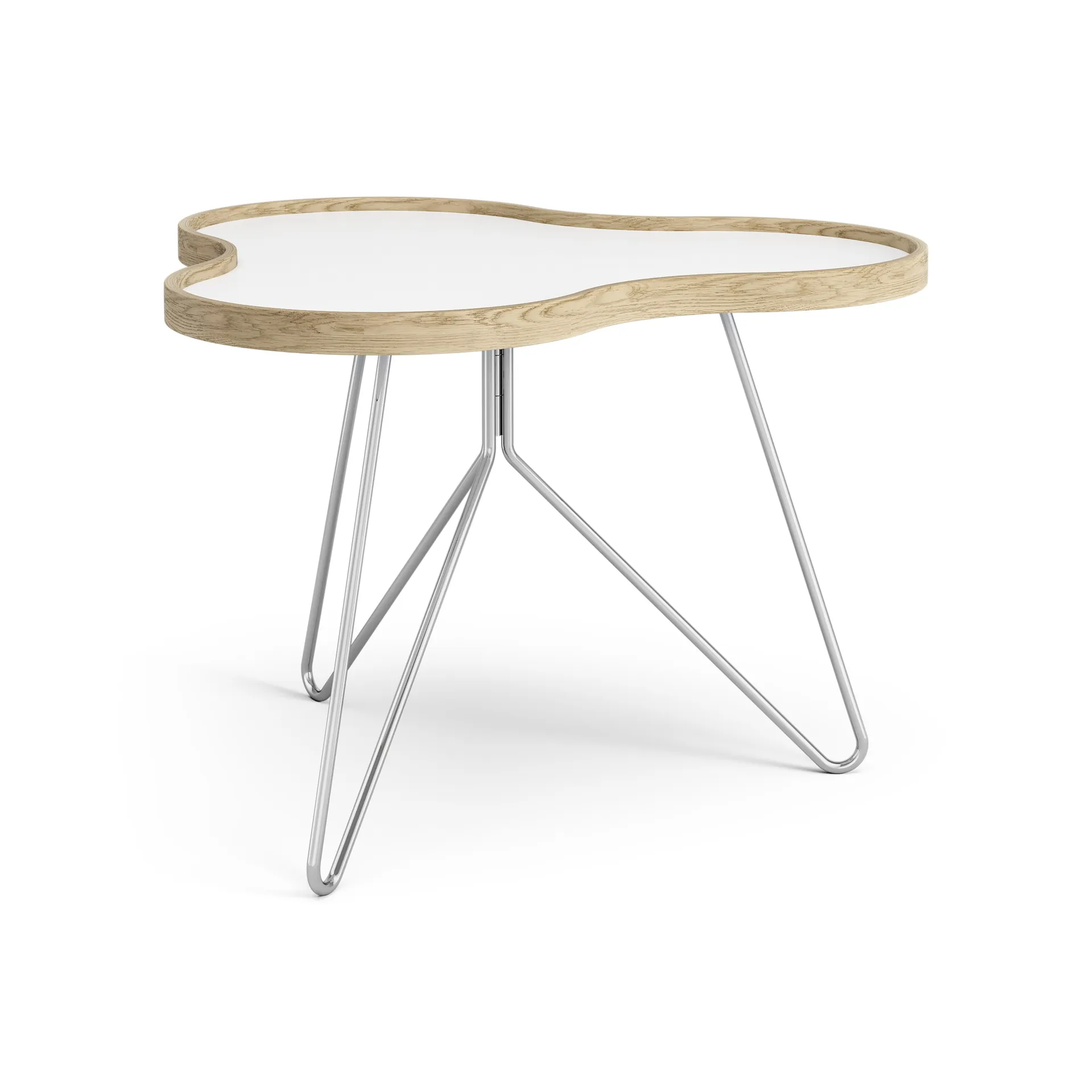 Stolik Flower 62x66 cm, H45 cm Dąb lakierowany Swedese