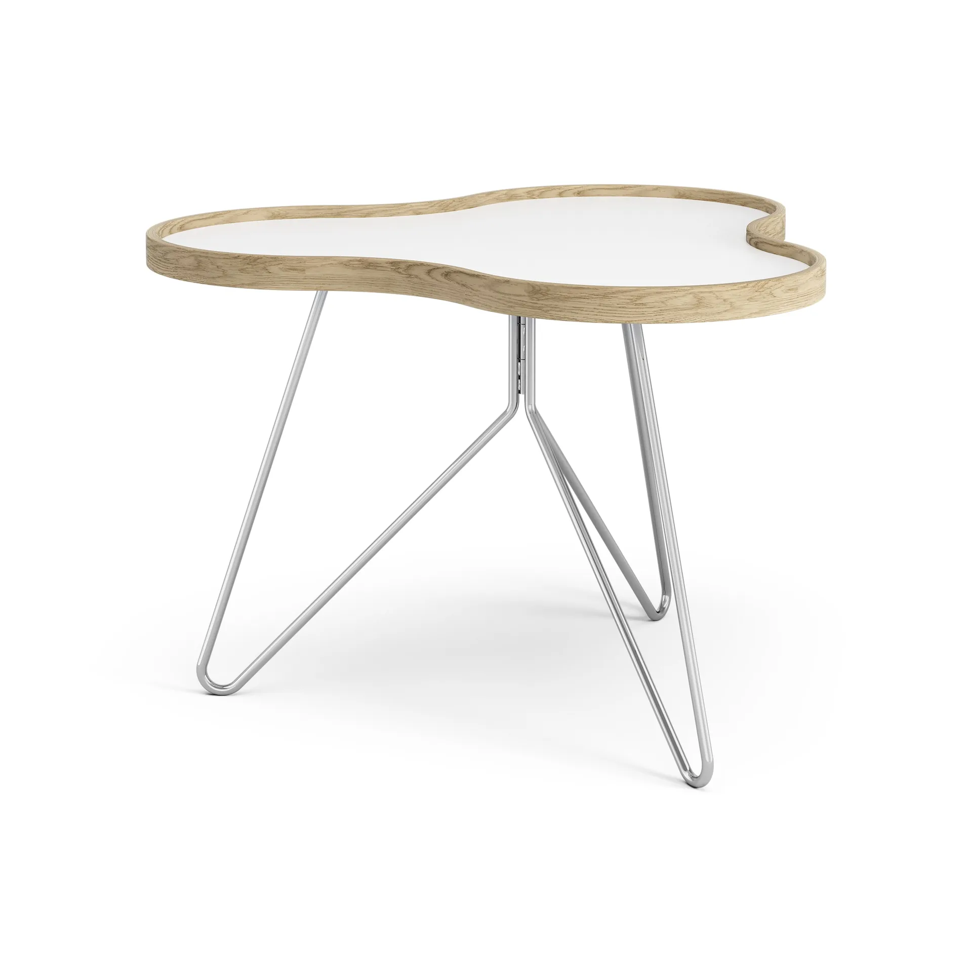 Stolik Flower 62x66 cm, H45 cm Dąb lakierowany Swedese