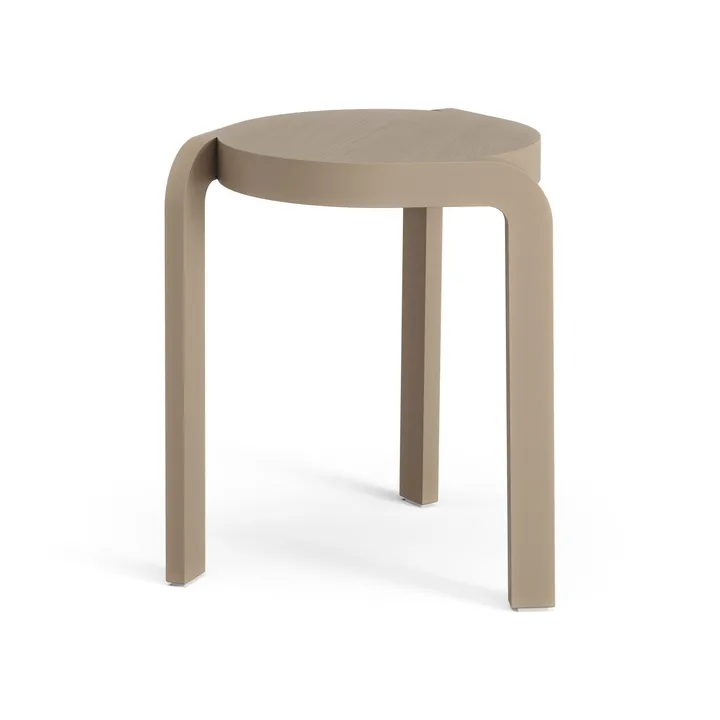 Taboret okrągły Spin H44 cm - Jesion-nutmeg, Ø32x44 cm - Swedese