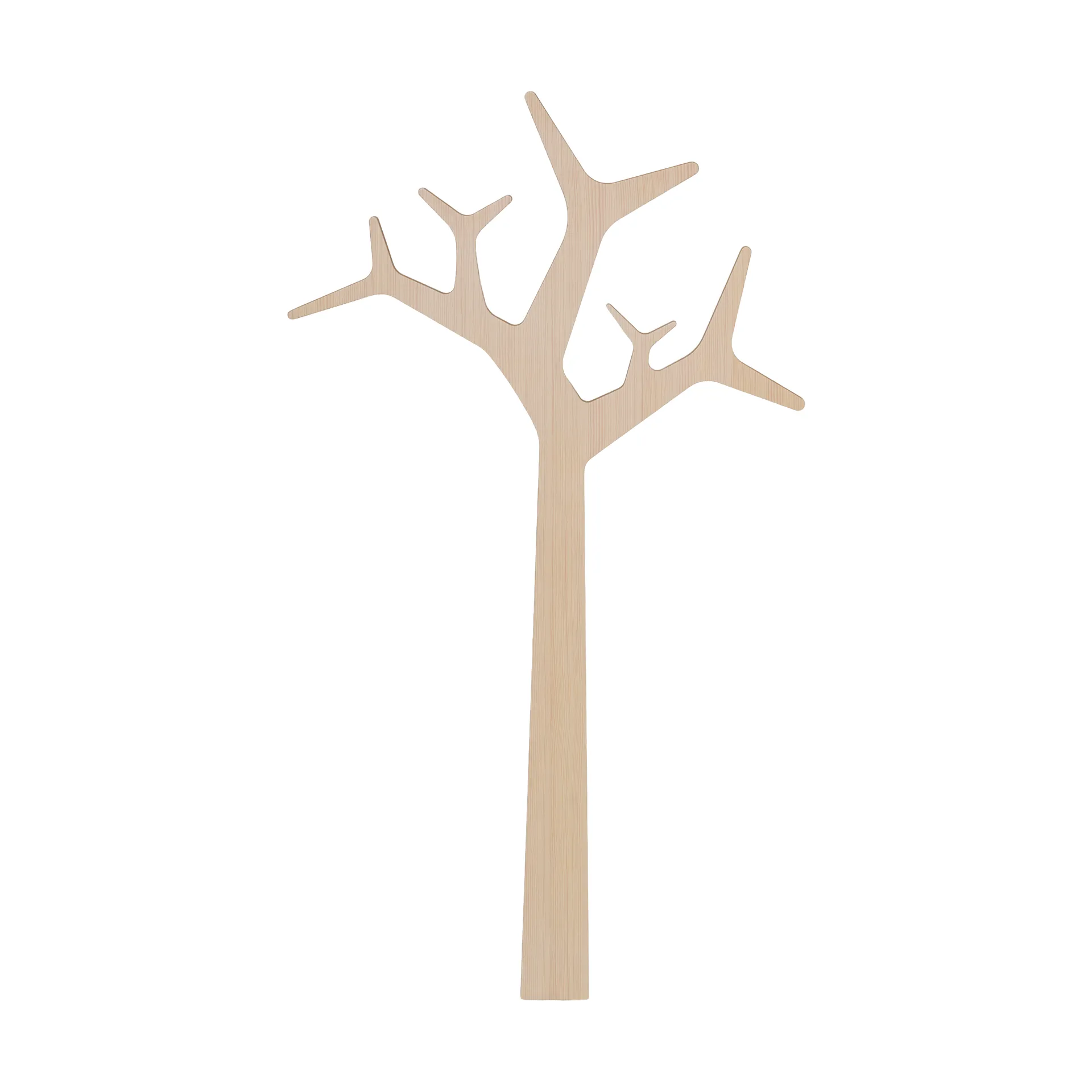 Wieszak ścienny na ubrania Tree Wall Special Edition 134 cm, Sosna bielona Swedese