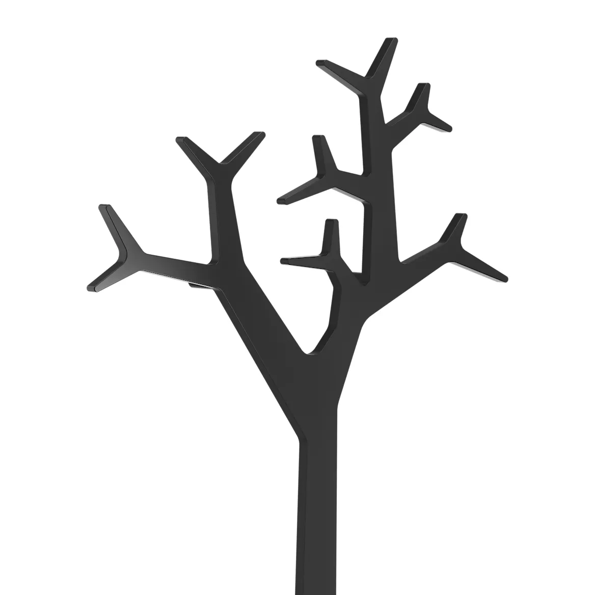 Wieszak ścienny Tree Black Edition 194 cm, Czarny Swedese