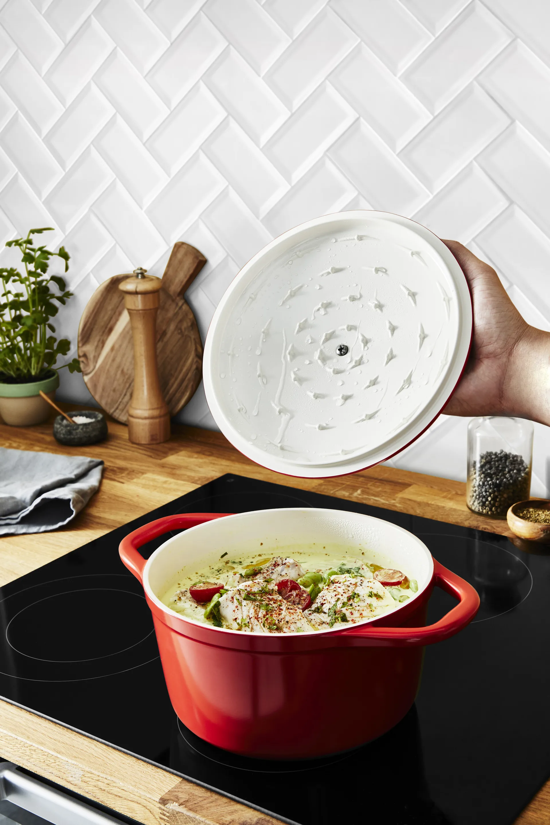 Garnek Air 3,1 l, Czerwony Tefal