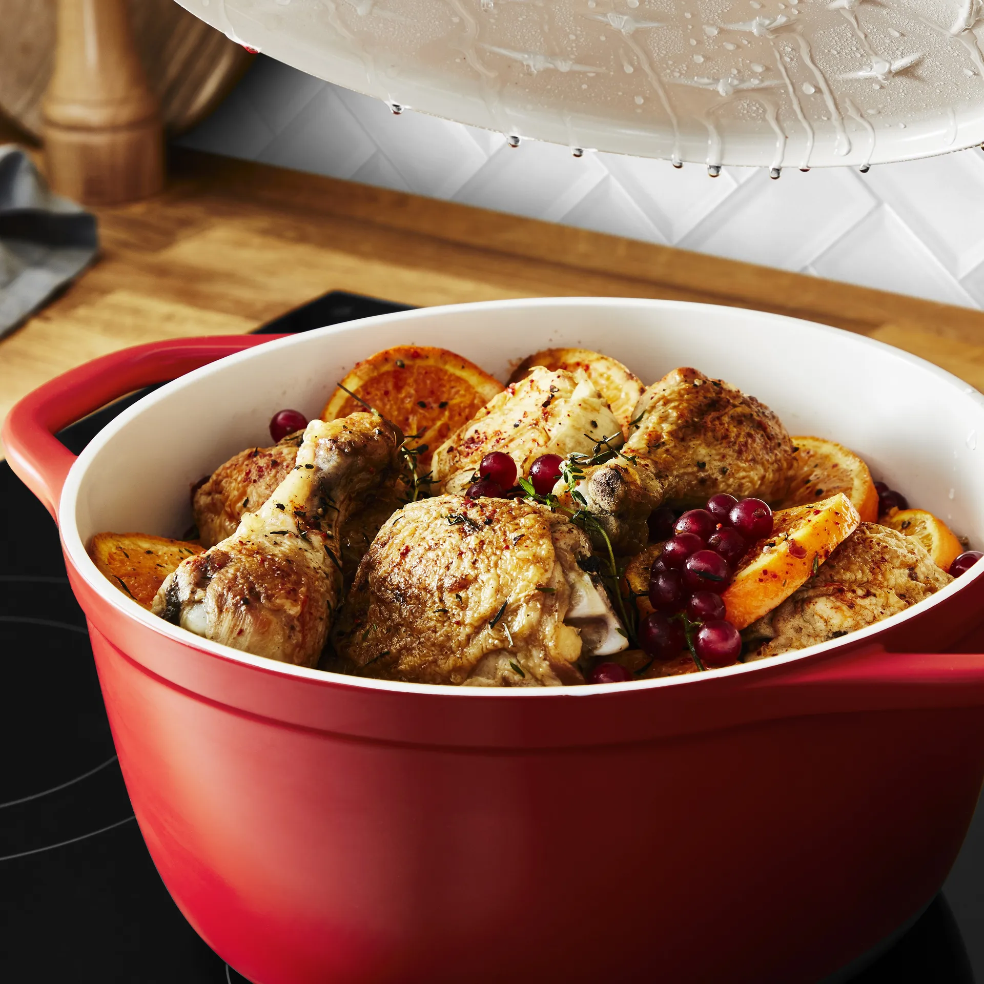 Garnek Air 4,7 l, Czerwony Tefal