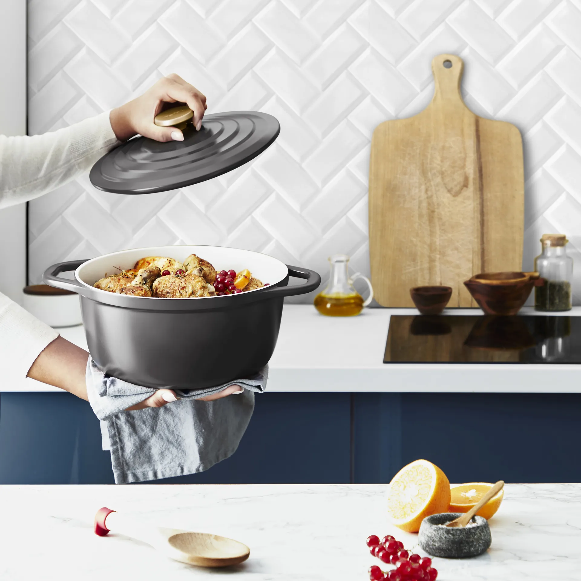 Garnek Air 4,7 l, Szary Tefal