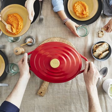 Garnek owalny Air 5,7 l - Czerwony - Tefal