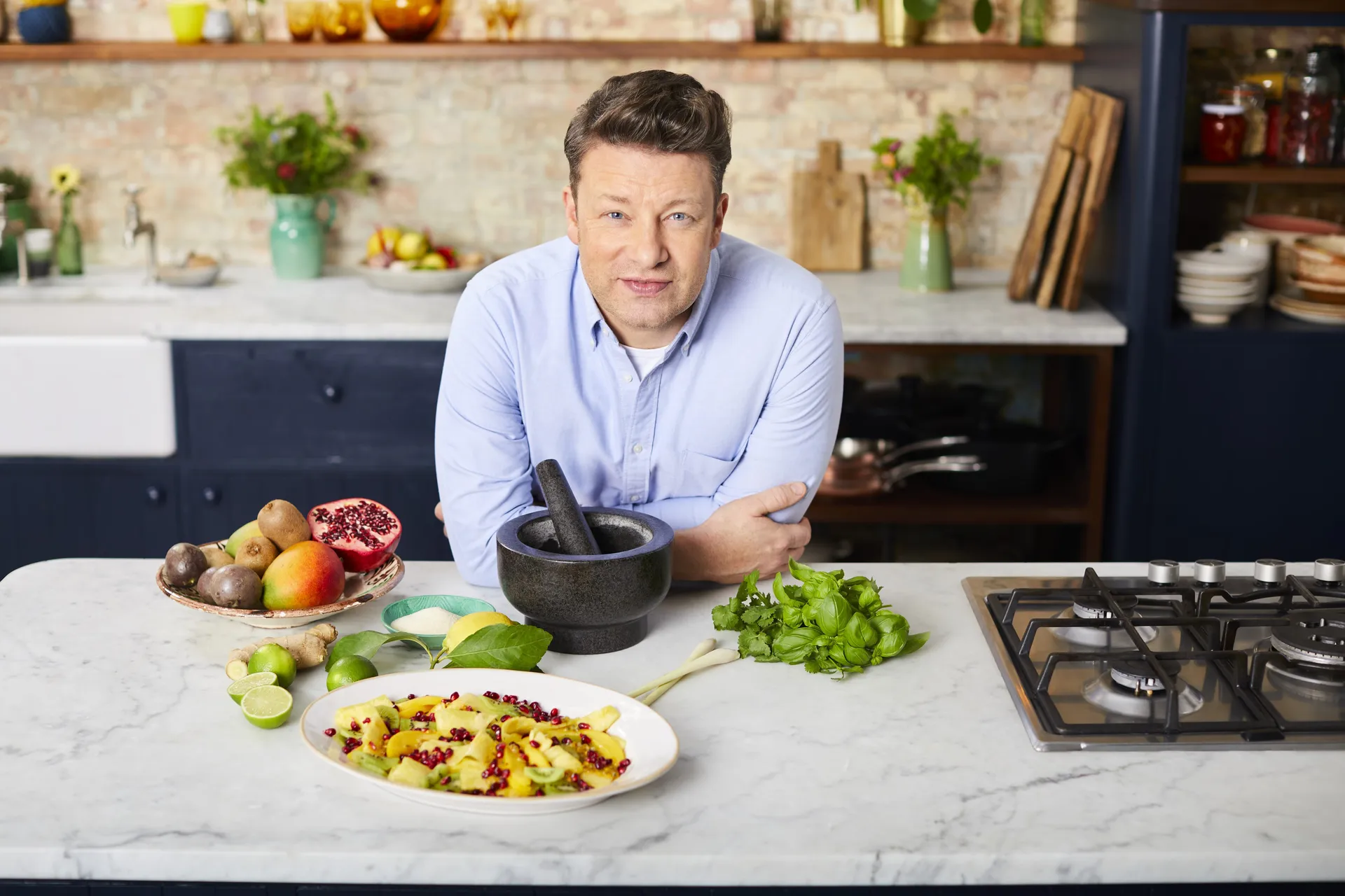 Jamie Oliver moździerz Ø14,5 cm, Granit Tefal