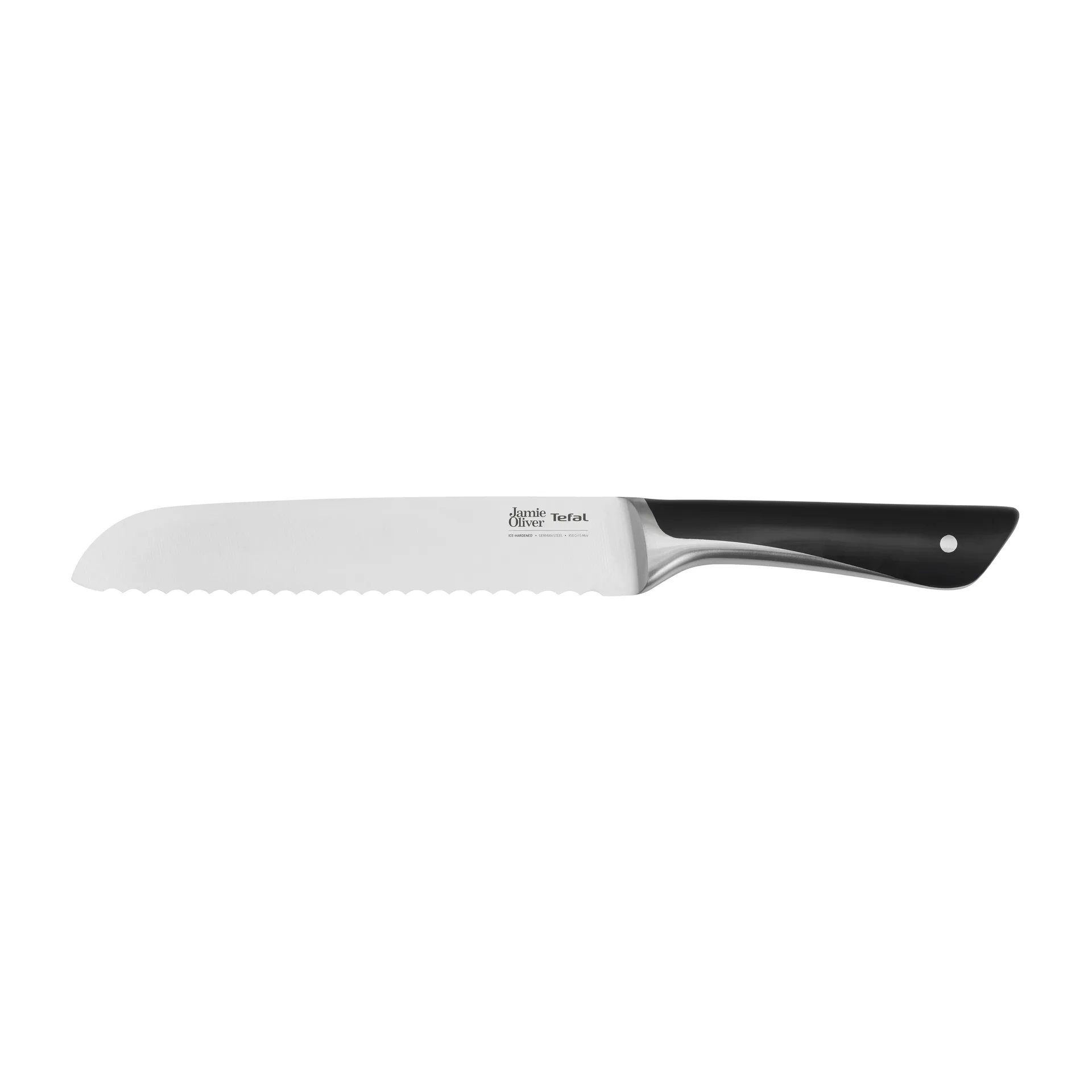 Jamie Oliver nóż do chleba 20 cm, Stal nierdzewna Tefal
