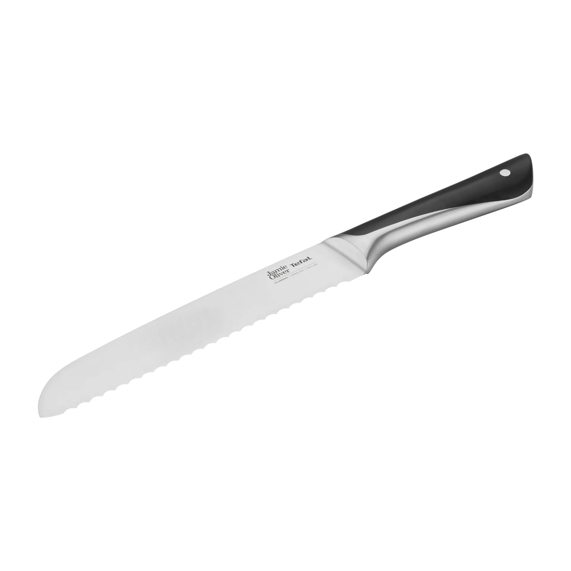 Jamie Oliver nóż do chleba 20 cm, Stal nierdzewna Tefal