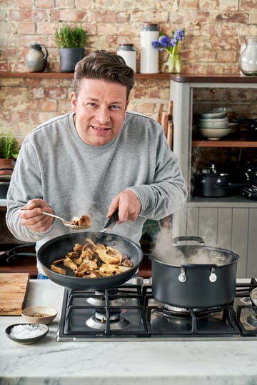 Jamie Oliver Quick & Easy patelnia hard anodised - 26 cm - Tefal