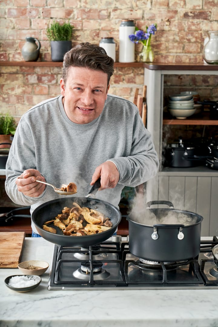 Jamie Oliver Quick & Easy wok patelnia hard anodised - 30 cm - Tefal