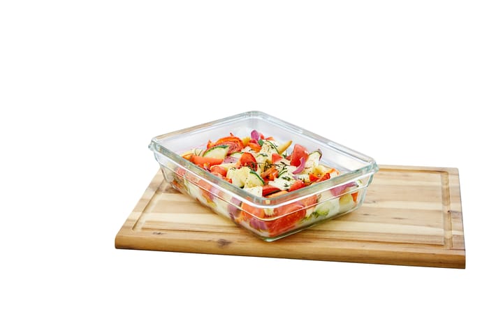 Szklane prostokątne pudełko na jedzenie MasterSeal Glas - 2 l - Tefal