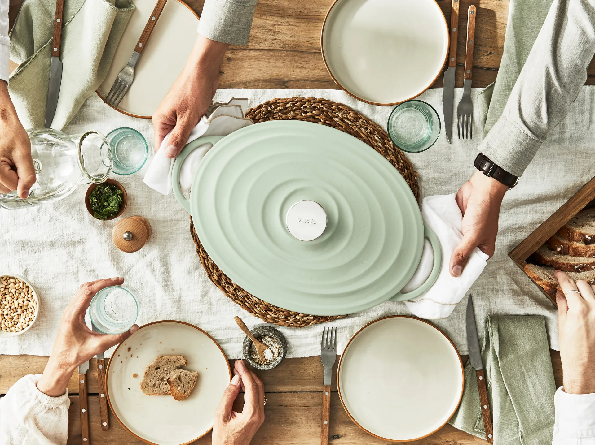 Tefal LOV zapiekanka owalna 7,2 L, Zielony Tefal