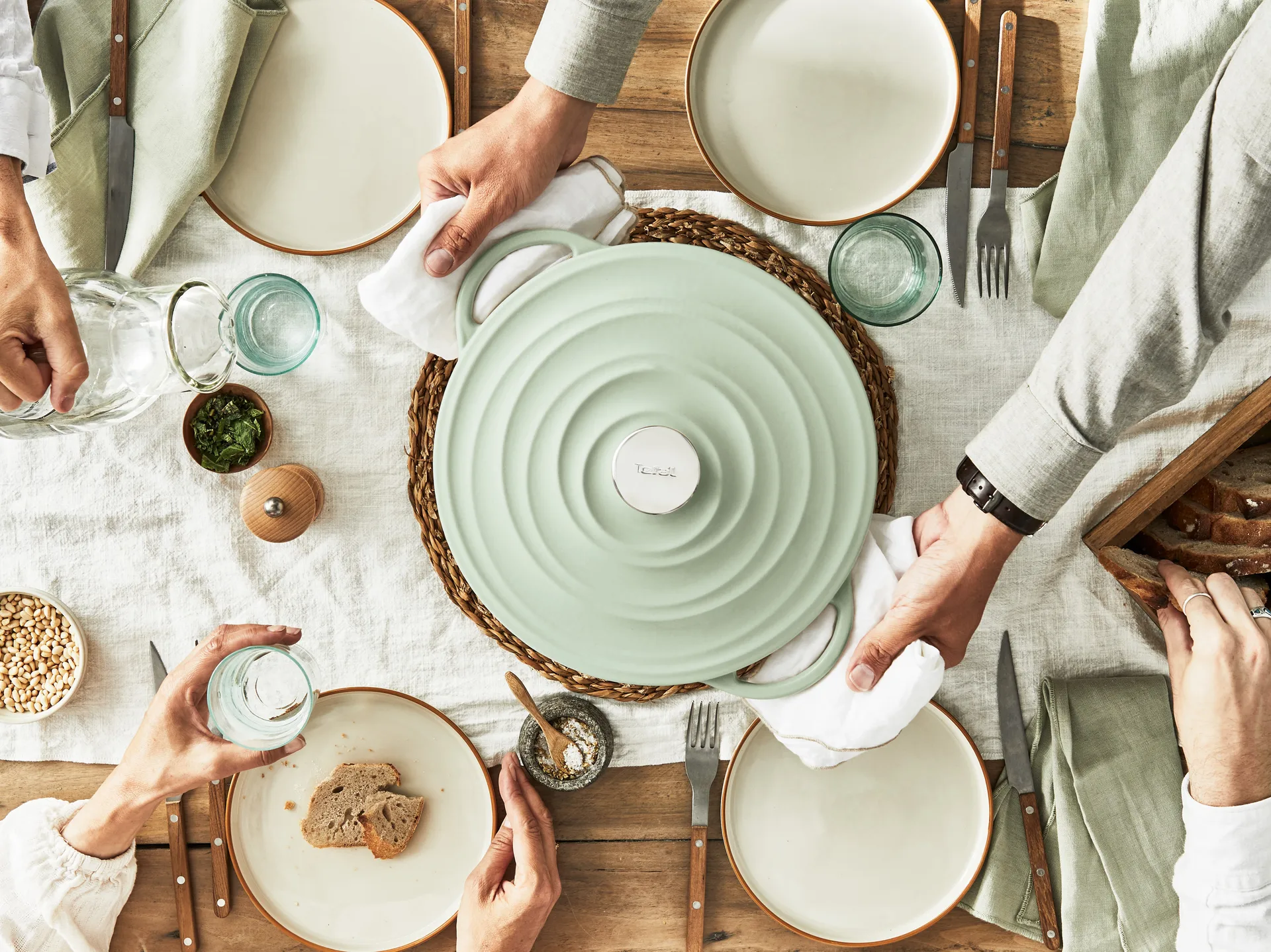 Tefal LOV zapiekanka owalna 7,4 L, Zielony Tefal