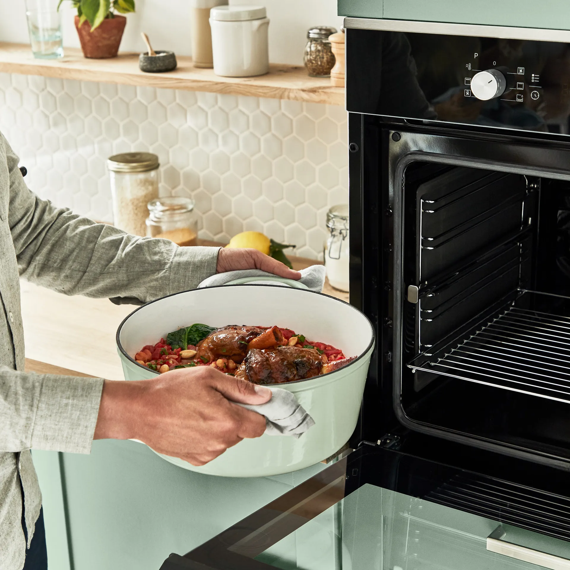 Tefal LOV zapiekanka owalna 7,4 L, Zielony Tefal