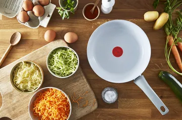 Zestaw patelni Natural chef szary - 2 elementy - Tefal