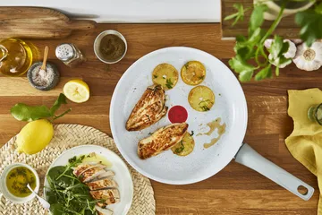 Zestaw patelni Natural chef szary - 2 elementy - Tefal