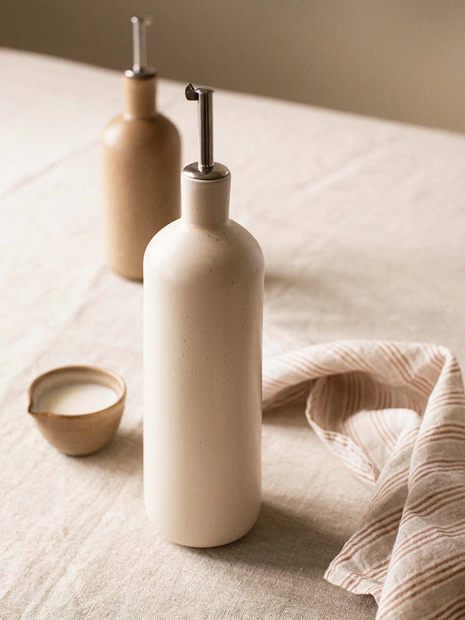 Butelka do oliwy i octu Palermo , Offwhite, medium 70 cl Tell Me More