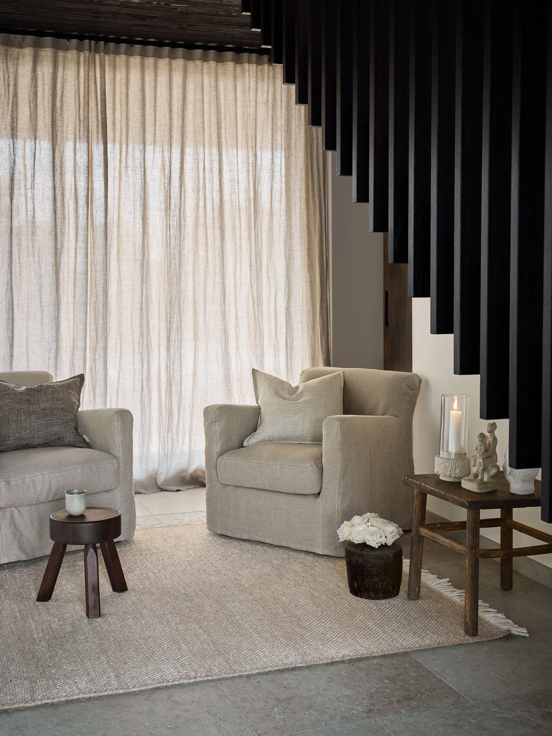 Dywan wełniany Nelson, Beige-Offwhite, 200x300 cm Tell Me More