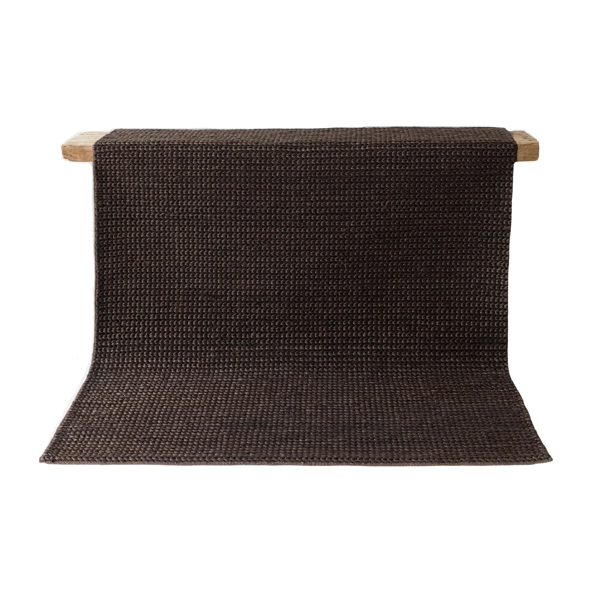 Dywan z konopi Mid knot 200x300 cm, Brown Tell Me More