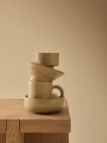 Kubek Elio - Beige speckled, 350 ml - Tell Me More