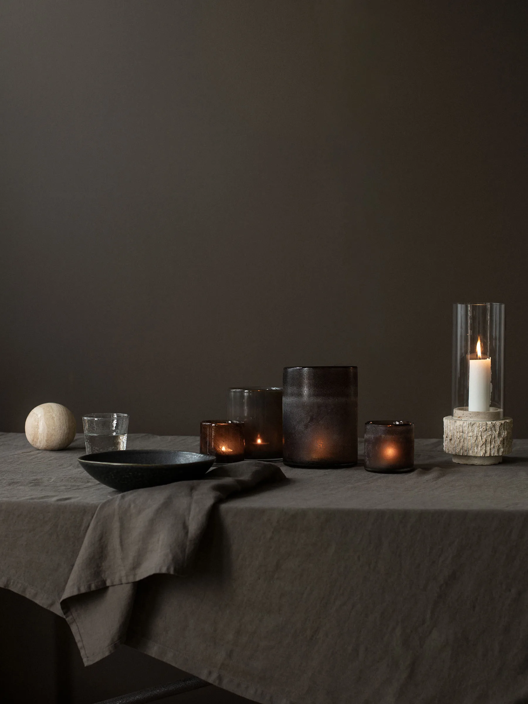 Kule dekoracyjne z trawertynu, Ø10 cm Tell Me More