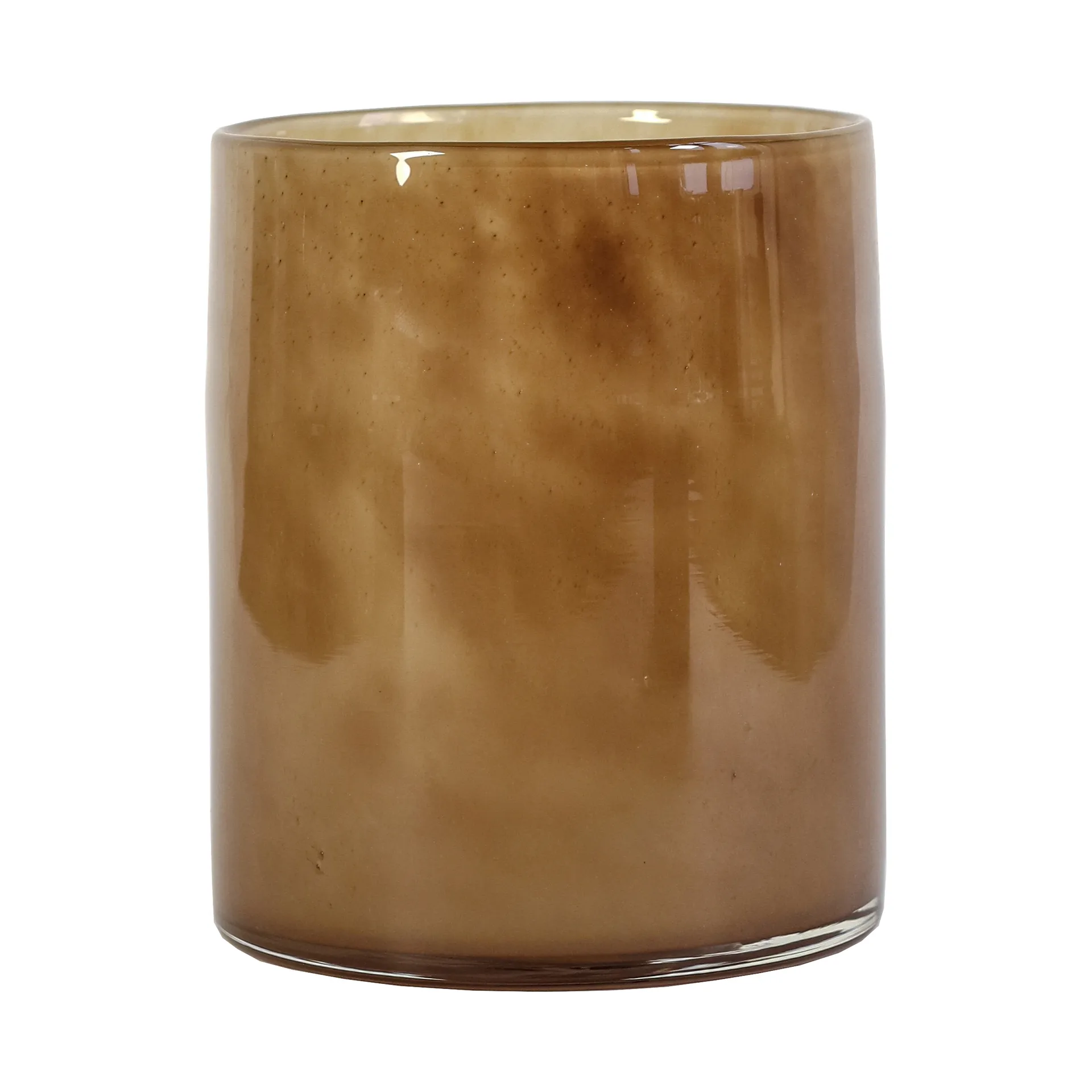 Lampion na świecę Lyric L, Brązowy Tell Me More